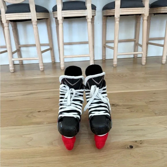 Bauer Kids Hockey Skates - Black, White, and Red - Picture 7 of 8